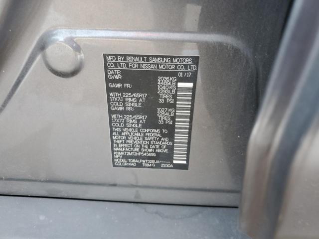 Photo 10 from auction – 2017 NISSAN ROGUE S with VIN KNMAT2MT2HP545695