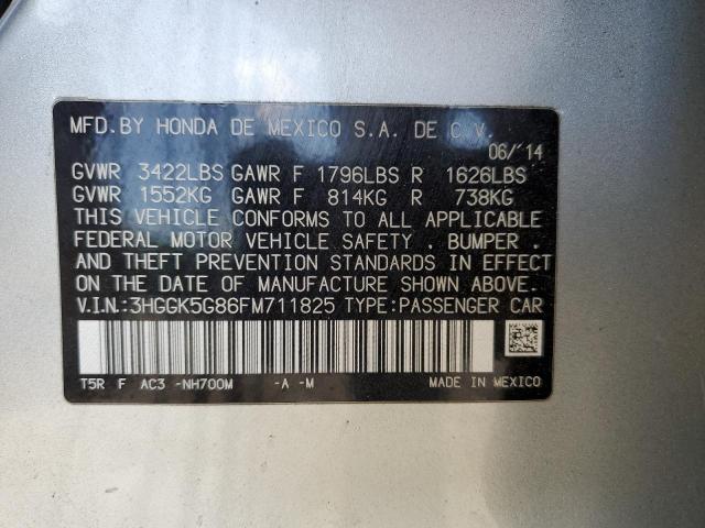 Photo 10 from auction – 2015 HONDA FIT EX with VIN 3HGGK5G86FM711825