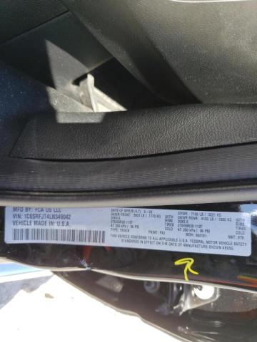 Photo 10 from auction – 2020 RAM 1500 LARAM with VIN 1C6SRFJT4LN349042