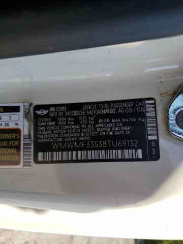 Photo 10 from auction – 2008 MINI COOPER with VIN WMWMF33538TU69132
