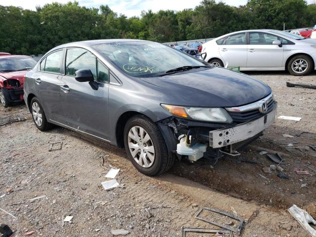HONDA CIVIC LX 2012 with VIN 2HGFB2F53CH585239 - Photo from auction