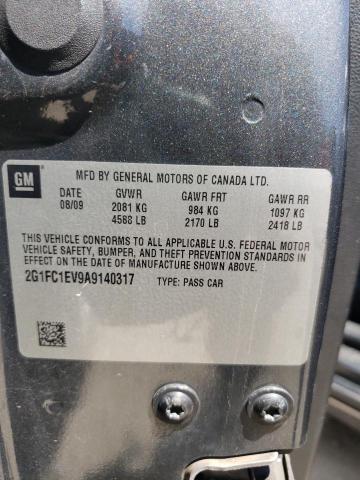 Photo 10 from auction – 2010 CHEVROLET CAMARO LT with VIN 2G1FC1EV9A9140317