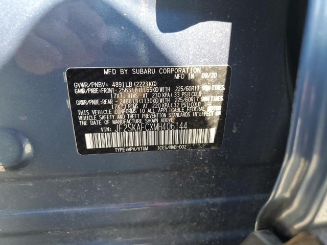 Photo 10 from auction – 2021 SUBARU FORESTER P with VIN JF2SKAFCXMH406144