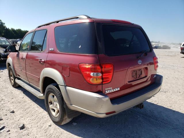 Photo 3 from auction – 2002 TOYOTA SEQUOIA SR with VIN 5TDZT34A32S069235