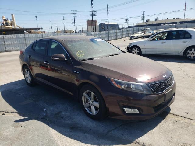 KIA OPTIMA LX 2014 with VIN 5XXGM4A78EG280004 - Photo from auction