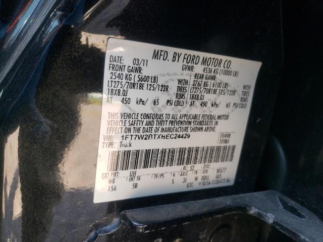 Photo 10 from auction – 2011 FORD F250 SUPER with VIN 1FT7W2BTXBEC24429
