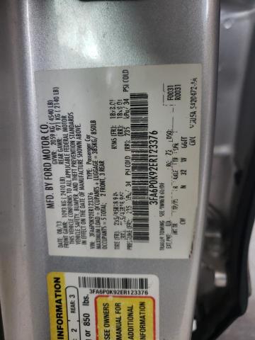 Photo 10 from auction – 2014 FORD FUSION TIT with VIN 3FA6P0K92ER123376