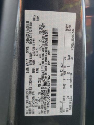 Photo 10 from auction – 2017 FORD ESCAPE S with VIN 1FMCU0F79HUE97782