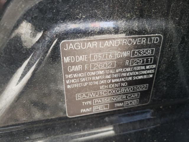 Photo 10 from auction – 2016 JAGUAR XJ with VIN SAJWJ1CDXG8W01022