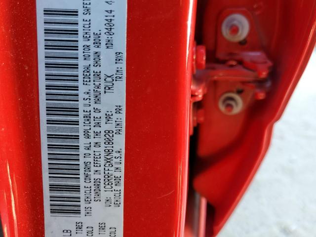 Photo 10 from auction – 2019 RAM 1500 BIG H with VIN 1C6RRFFGXKN818028