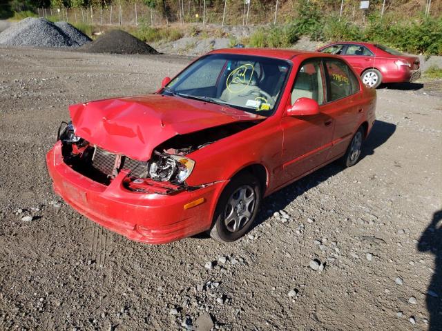 Photo 2 from auction – 2005 HYUNDAI ACCENT GL with VIN KMHCG45C25U633873