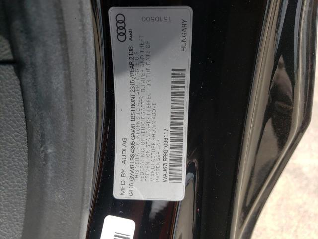 Photo 10 from auction – 2016 AUDI A3 PREMIUM with VIN WAU67LFF9G1096117