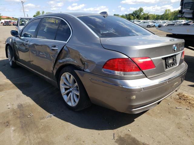 Photo 3 from auction – 2007 BMW 750 with VIN WBAHN83587DT74026