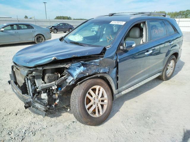 Photo 2 from auction – 2014 KIA SORENTO LX with VIN 5XYKT3A66EG494080