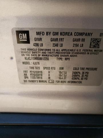 Photo 10 from auction – 2016 BUICK ENCORE SPO with VIN KL4CJ1SM0GB612255