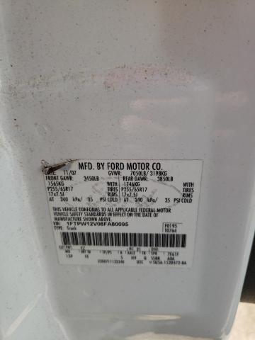Photo 10 from auction – 2008 FORD F150 SUPER with VIN 1FTPW12V08FA80095