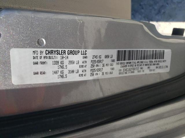 Photo 10 from auction – 2015 CHRYSLER TOWN & COU with VIN 2C4RC1BG2FR601312