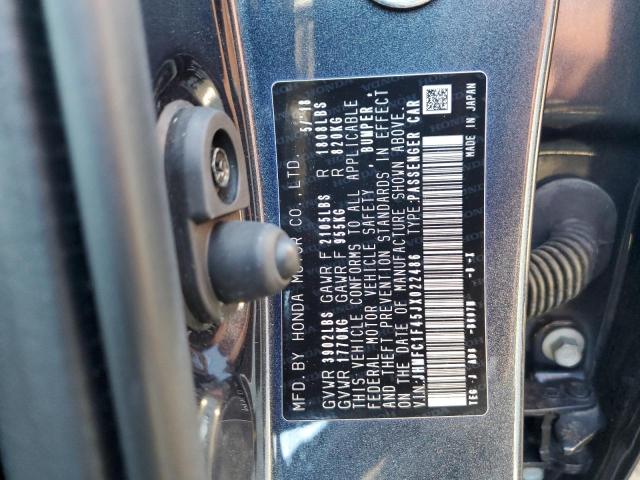 Photo 10 from auction – 2018 HONDA CIVIC EX with VIN JHMFC1F45JX022486