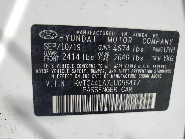 Photo 10 from auction – 2020 GENESIS G70 PRESTI with VIN KMTG44LA7LU056417