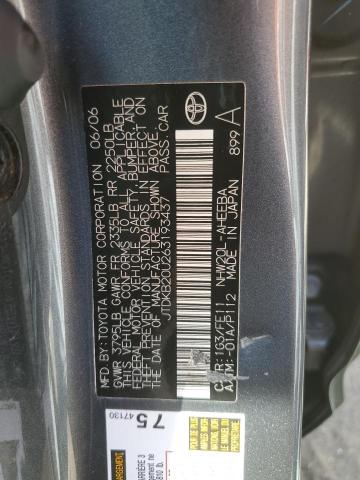 Photo 10 from auction – 2006 TOYOTA PRIUS with VIN JTDKB20U263193437