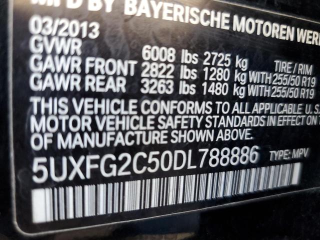 Photo 10 from auction – 2013 BMW X6 XDRIVE3 with VIN 5UXFG2C50DL788886