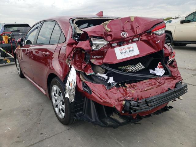 Photo 3 from auction – 2022 TOYOTA COROLLA LE with VIN 5YFEPMAE5NP322133