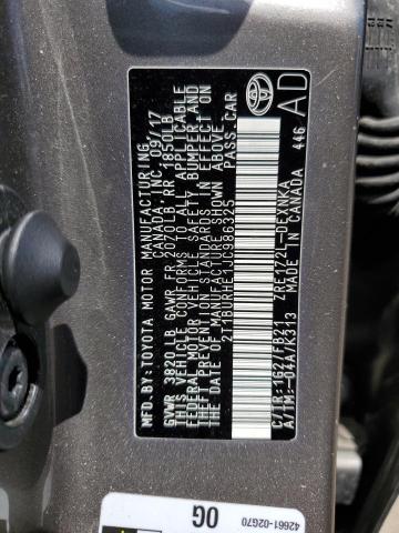 Photo 10 from auction – 2018 TOYOTA COROLLA L with VIN 2T1BURHE1JC986325