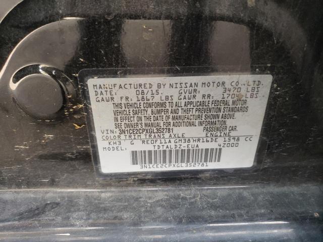Photo 10 from auction – 2016 NISSAN VERSA with VIN 3N1CE2CPXGL352781