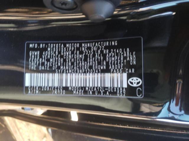Photo 10 from auction – 2022 TOYOTA COROLLA SE with VIN 5YFS4MCE9NP120341