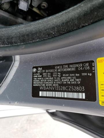 Photo 10 from auction – 2008 BMW 528 XI with VIN WBANV13528CZ52803