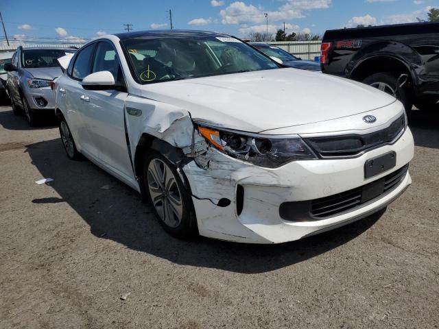 KIA OPTIMA HYB 2018 with VIN KNAGU4LEXJ5020727 - Photo from auction