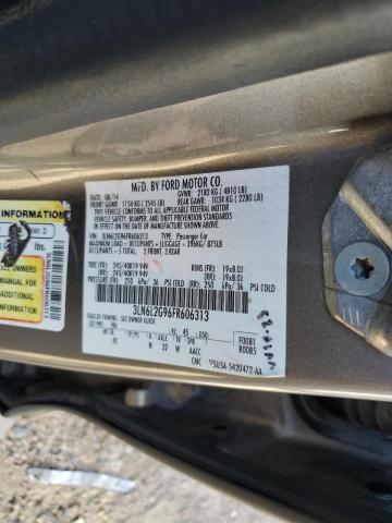 Photo 10 from auction – 2015 LINCOLN MKZ with VIN 3LN6L2G96FR606313