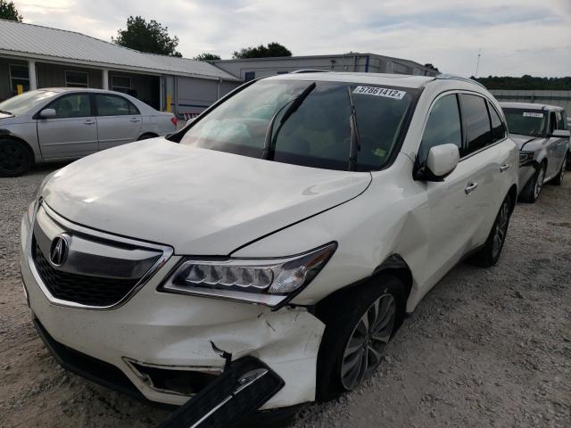 Photo 2 from auction – 2016 ACURA MDX TECHNO with VIN 5FRYD4H47GB034047