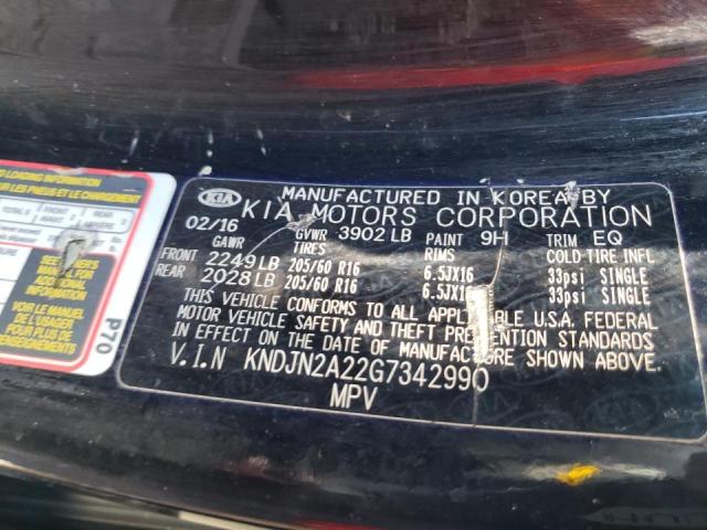 Photo 10 from auction – 2016 KIA SOUL with VIN KNDJN2A22G7342990
