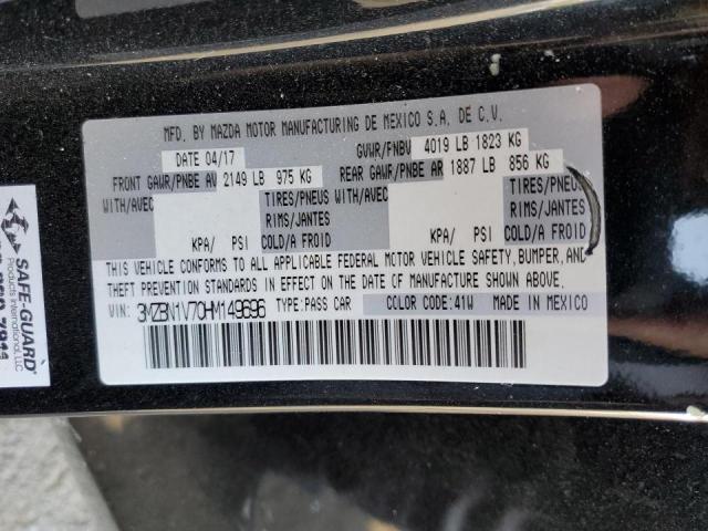Photo 10 from auction – 2017 MAZDA 3 TOURING with VIN 3MZBN1V70HM149696
