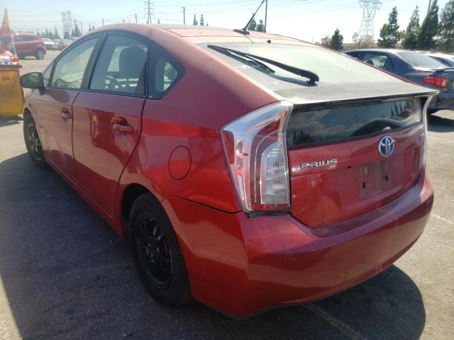 Photo 3 from auction – 2012 TOYOTA PRIUS with VIN JTDKN3DU5C5389735
