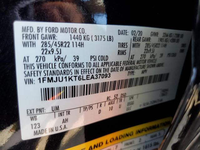 Photo 10 from auction – 2020 FORD EXPEDITION with VIN 1FMJU1KT6LEA37093