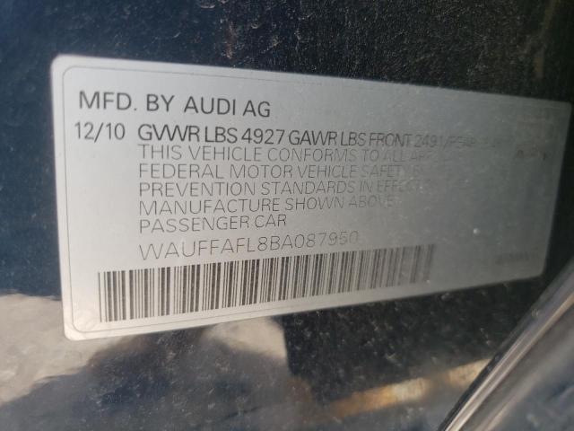 Photo 10 from auction – 2011 AUDI A4 PREMIUM with VIN WAUFFAFL8BA087950