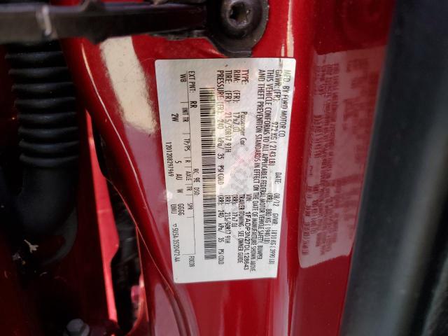 Photo 10 from auction – 2013 FORD FOCUS TITA with VIN 1FADP3N27DL128643