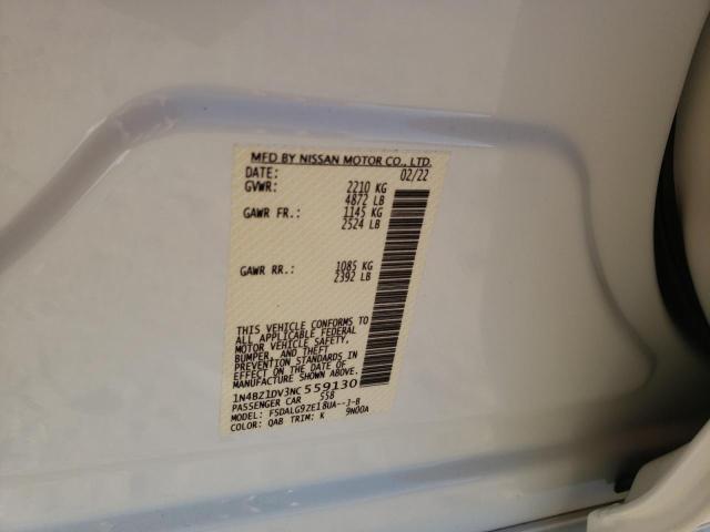 Photo 10 from auction – 2022 NISSAN LEAF SL PL with VIN 1N4BZ1DV3NC559130