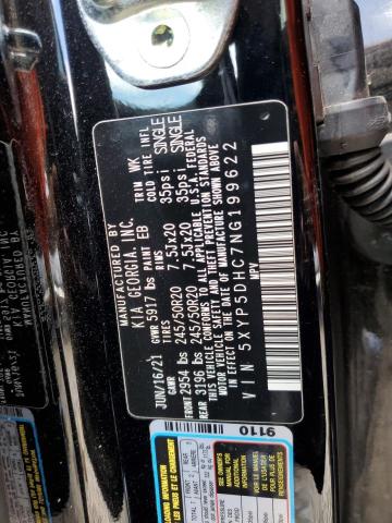 Photo 10 from auction – 2022 KIA TELLURIDE with VIN 5XYP5DHC7NG199622