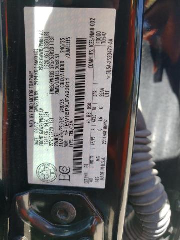 Photo 10 from auction – 2018 FORD F150 SUPER with VIN 1FTEW1EPXJFA23011