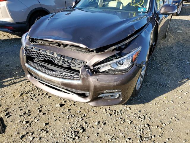 Photo 9 from auction – 2015 INFINITI Q50 BASE with VIN JN1BV7AR8FM397994