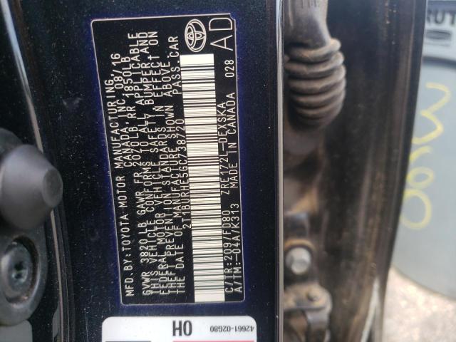 Photo 10 from auction – 2016 TOYOTA COROLLA L with VIN 2T1BURHE5GC738720