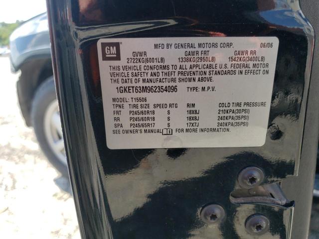 Photo 10 from auction – 2006 GMC ENVOY DENA with VIN 1GKET63M962354096