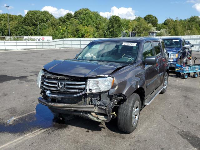 Photo 2 from auction – 2014 HONDA PILOT LX with VIN 5FNYF4H25EB016556
