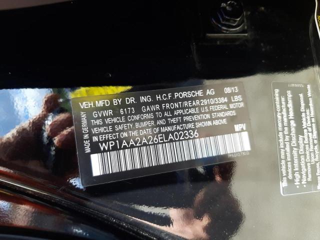 Photo 10 from auction – 2014 PORSCHE CAYENNE with VIN WP1AA2A26ELA02336