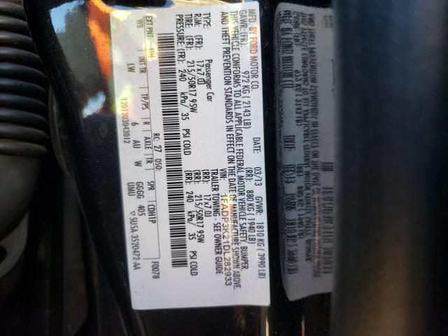 Photo 10 from auction – 2013 FORD FOCUS SE with VIN 1FADP3K21DL282933