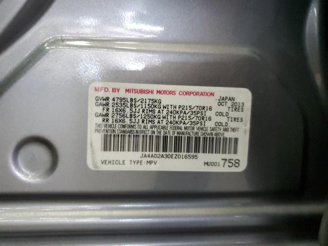 Photo 10 from auction – 2014 MITSUBISHI OUTLANDER with VIN JA4AD2A30EZ016595