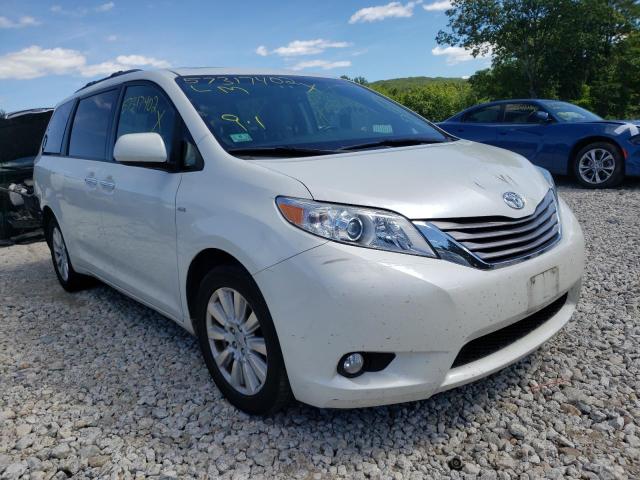TOYOTA SIENNA XLE 2017 with VIN 5TDDZ3DCXHS181520 - Photo from auction